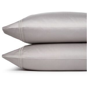 Hudson Park 500 TC Pima Cotton Standard Pillowcase, Pair. Color: Sterling
